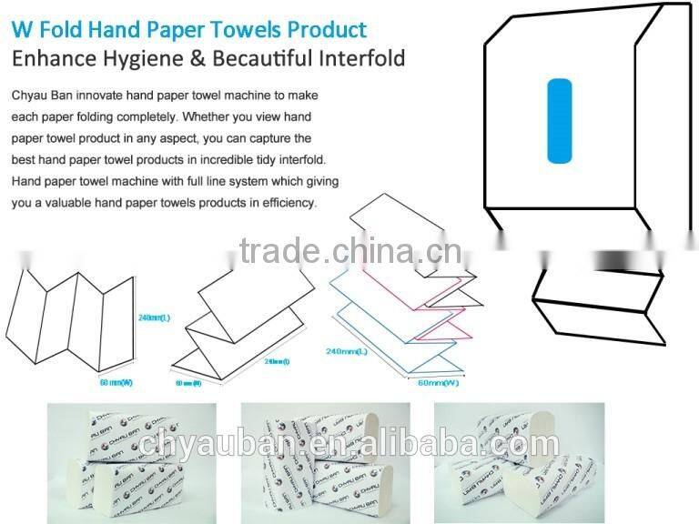 Film Wrapping Packing W Fold Hand Paper Towels Product Making Machinery