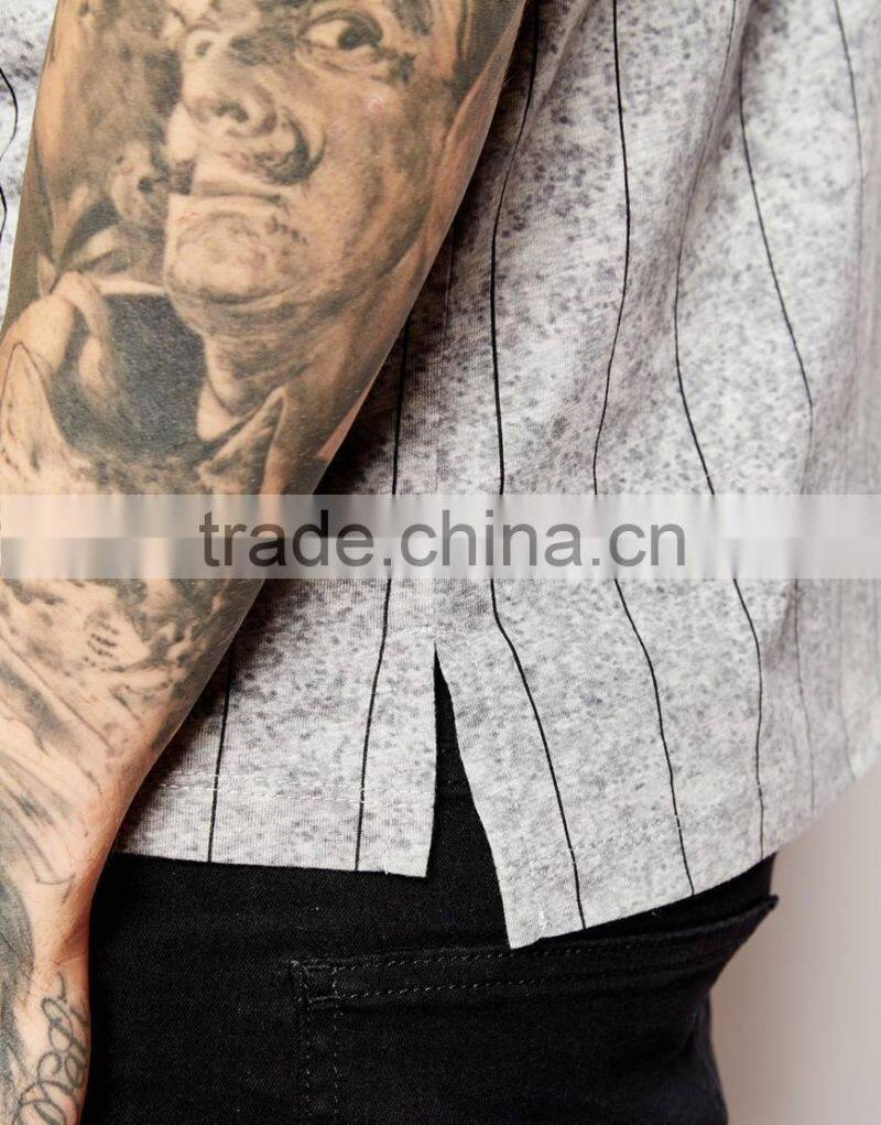 60% Cotton 40% Polyester Polo Shirts In China ,New Design Polo T Shirt Slim Fit Vertical Striped Men'S Polo Shirt