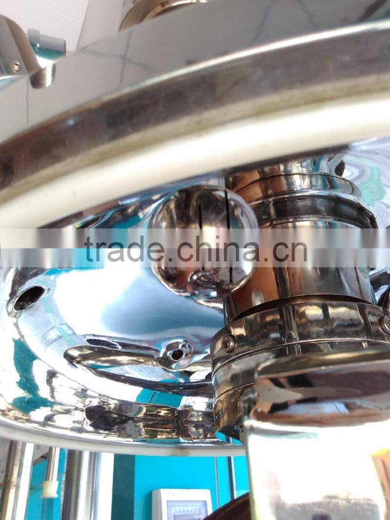 Factory supply price of stainless steel vacuum emulsifying mixer for cosmetic/ cream