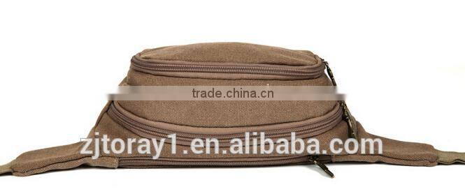 First Class Canvas Cycling Travel Waist Bag