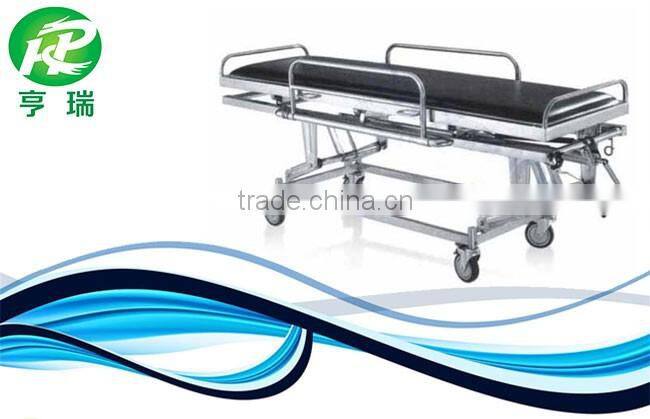 Stainless steel hospital medical patient stretcher