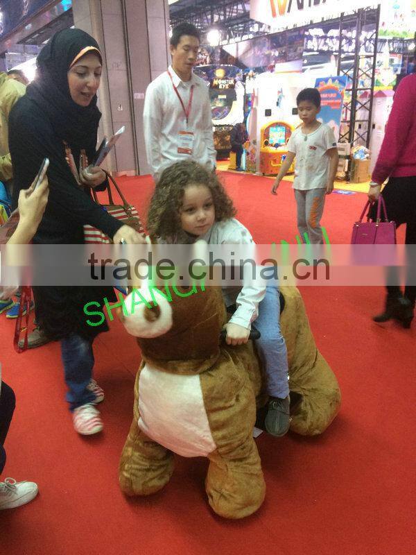 JL-B23 Electric brown horse rides, ride on brown horse, walking brown horse, brown horse scooter,walking animal