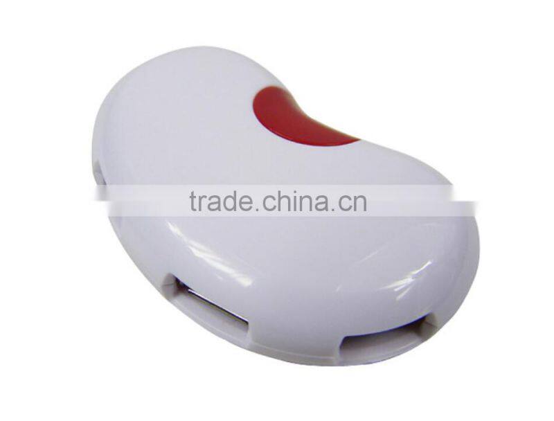 Factory wholesales for promotion bean shape best gift usb2.0 4 por hub