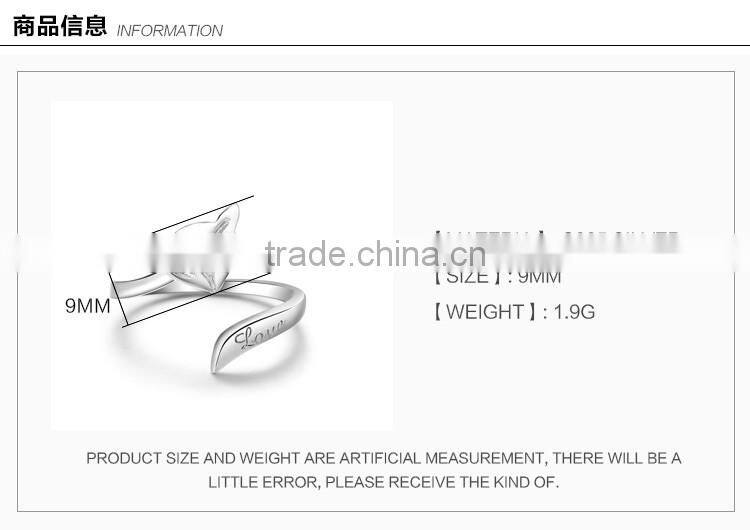 infinite New design fox 925 Silver Ring customise jewelry
