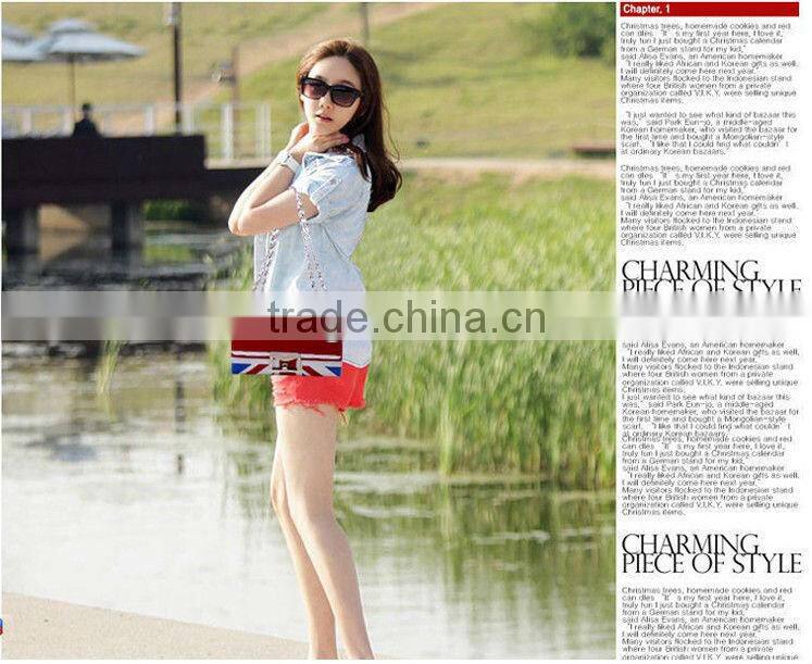 2012 New style flag evening bag, cutch bags, shoulder bags