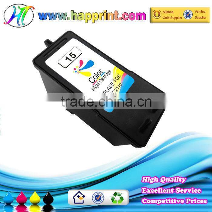 Hot Selling Refillable Ink Cartridge for Lexmark 15
