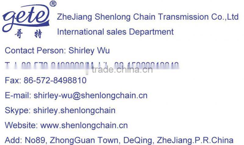 216ALHP double pitch hollow pin chain