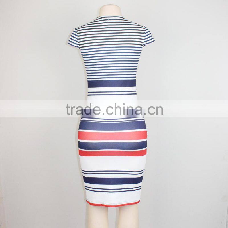 Alibaba china european dress design casual summer lady dress 2016