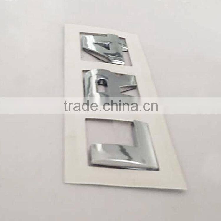 2015 hot sale ABS chrome badges sticker car chrome letter