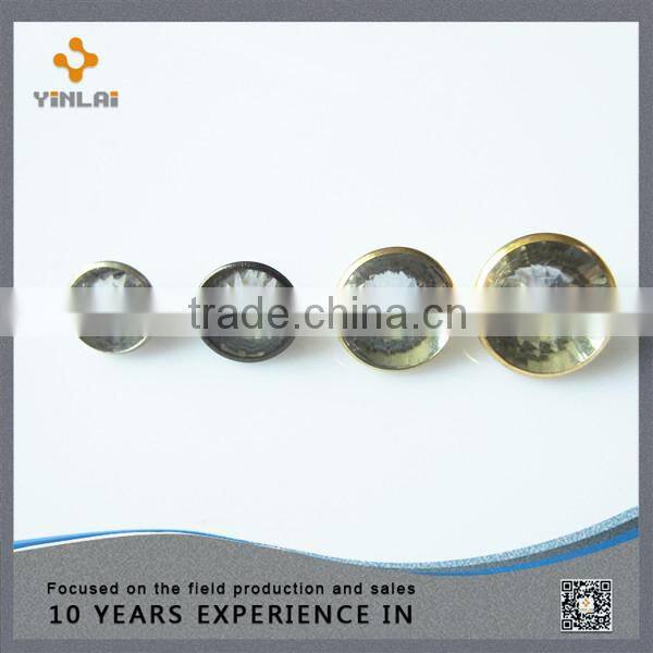 New products gold stainless steel button