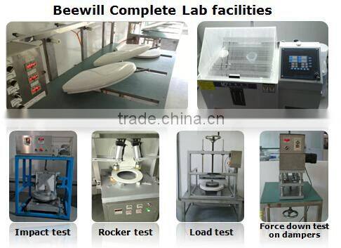 Customised printed flower toilet seat