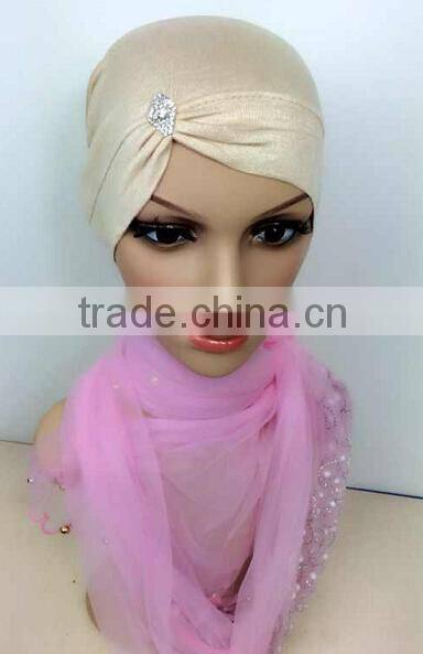 C065 new style jersey elastic tube underscarf,muslim scarf hats