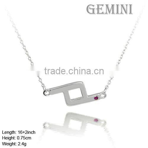 NZA-1010 Fashion Silver Necklace Capricorn Sign Necklace The Zodiac 12 Constellations