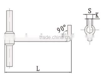 T-Handle Wrench, non-sparking tools, non-magnetic tools, GS/FM/UKAS certificate, ATEX approved