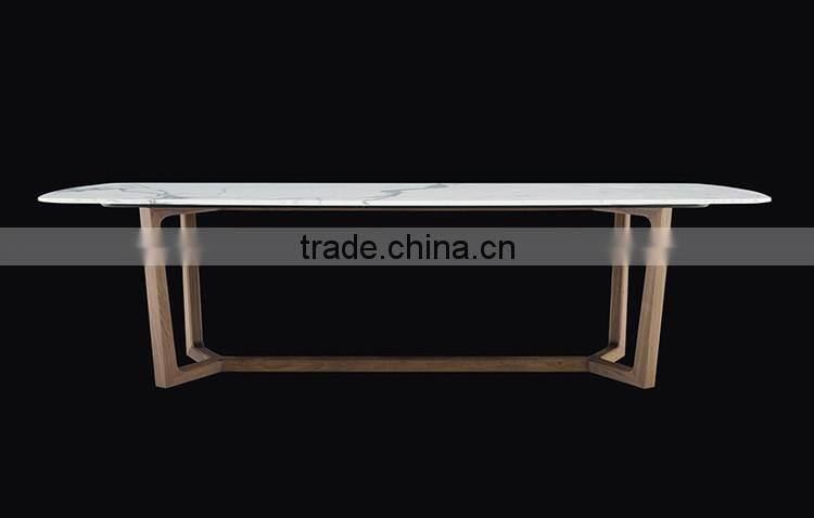 HANM hot sale dinning room table,Modern Designs marble top dining table