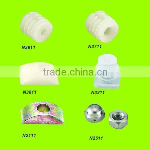 Sales network throughout the world hotsales M4 furniture Nylon Nuts fastener(N3611)