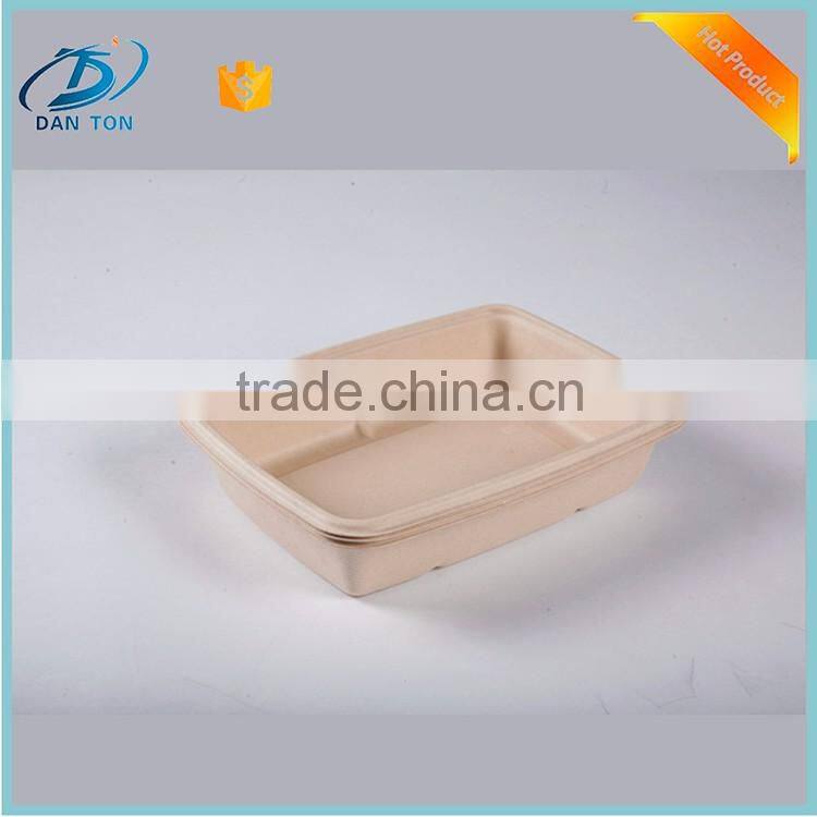 disposable fried chicken box takeout paper pulp box