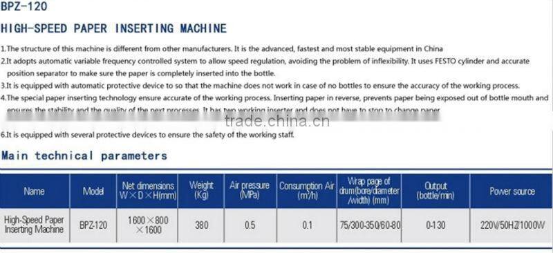 High-speed Paper Inserting Machine