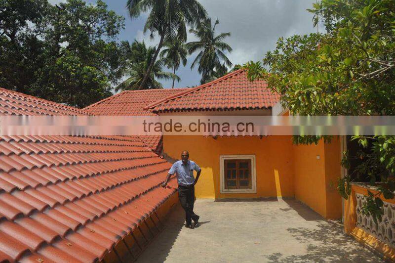 Good loading resin roma roof tile 1080