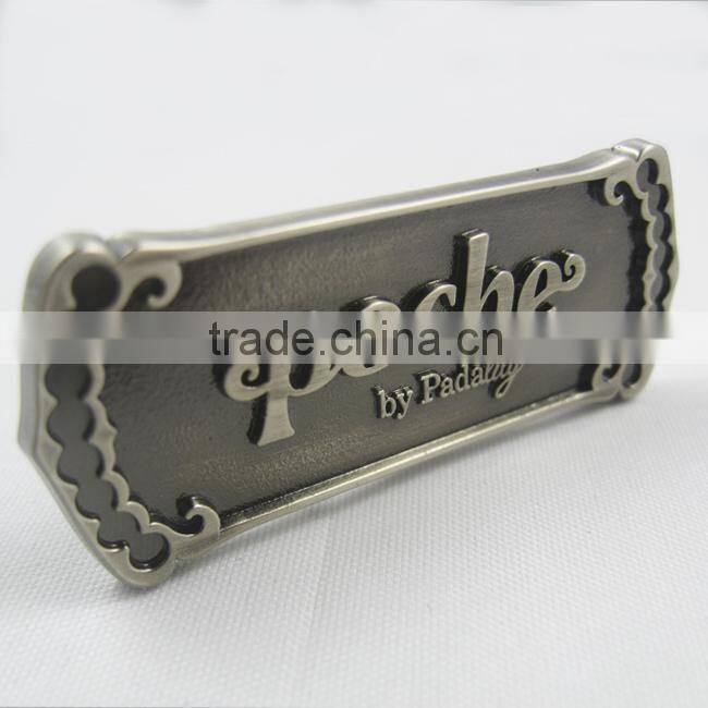 custom metal label plates
