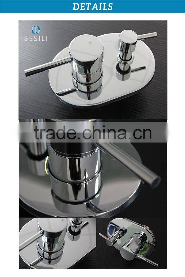 wall mounted brass bath shower mixer diverter