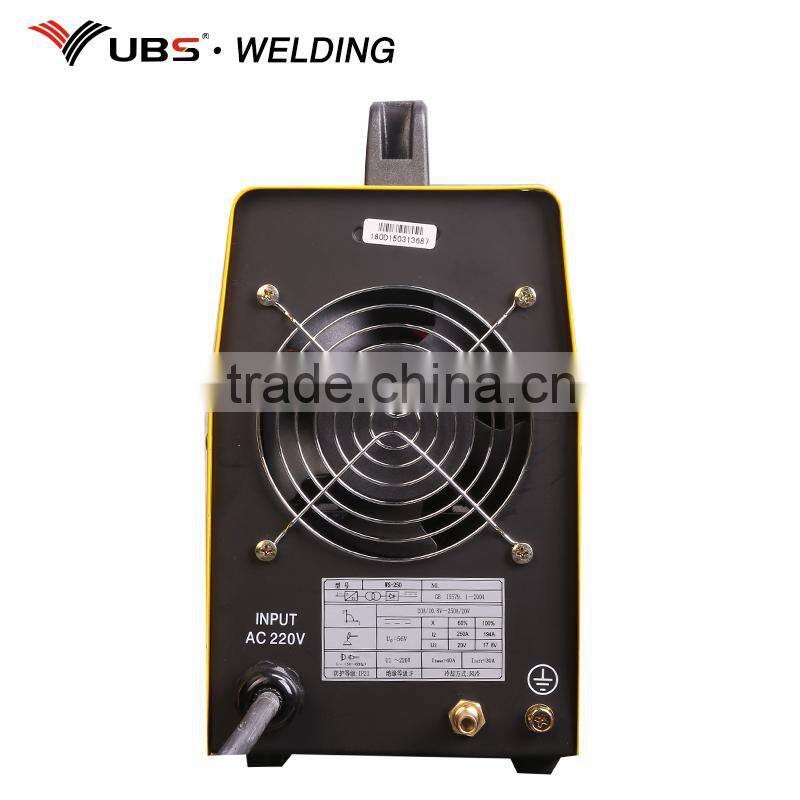 Cheap UBS Inverter DC argon welding machine for weld metal WS-250S