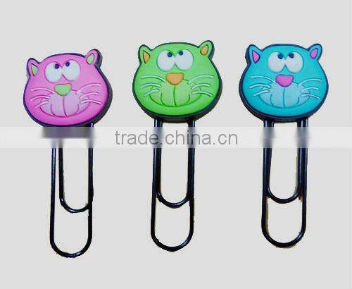 custom cheap cartoon plastic bookmark