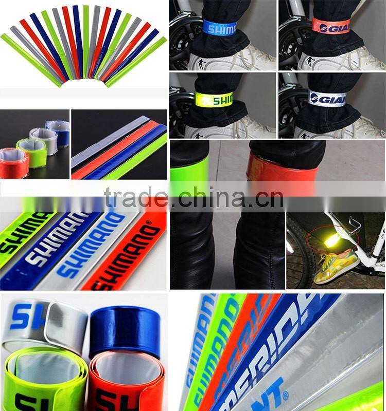 cheap promotion custom reflex slap bracelet