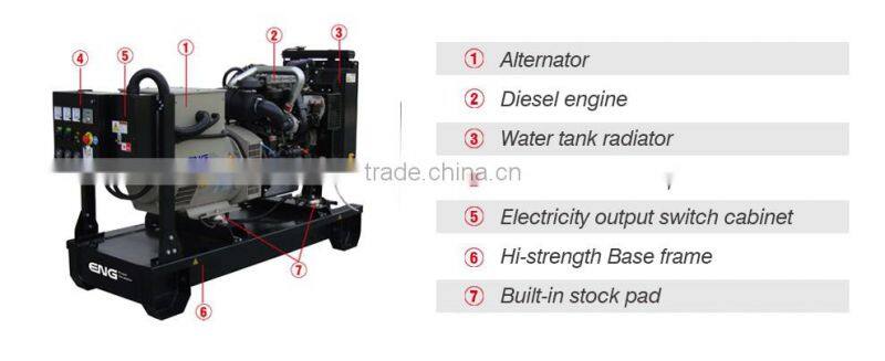 Open /silent type 20kva diesel generator with competitive price