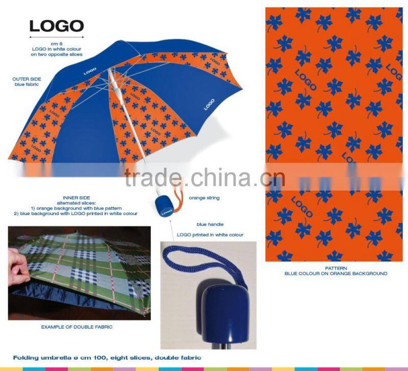 21 inch manual Double Layer 3 Fold Umbrella , Umbrella With Cheap Price