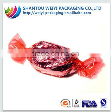 custom printed candy wrapper water proof laminated food film