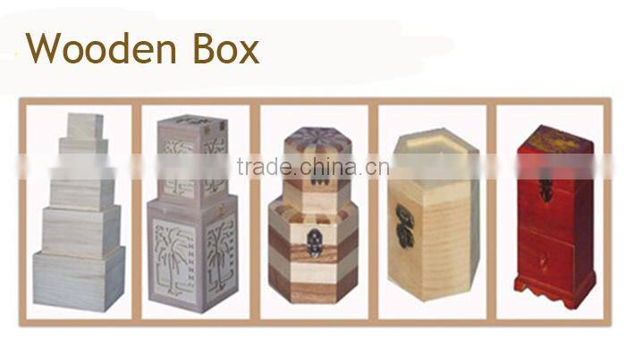 High qulity customized wooden compartments jewelry box