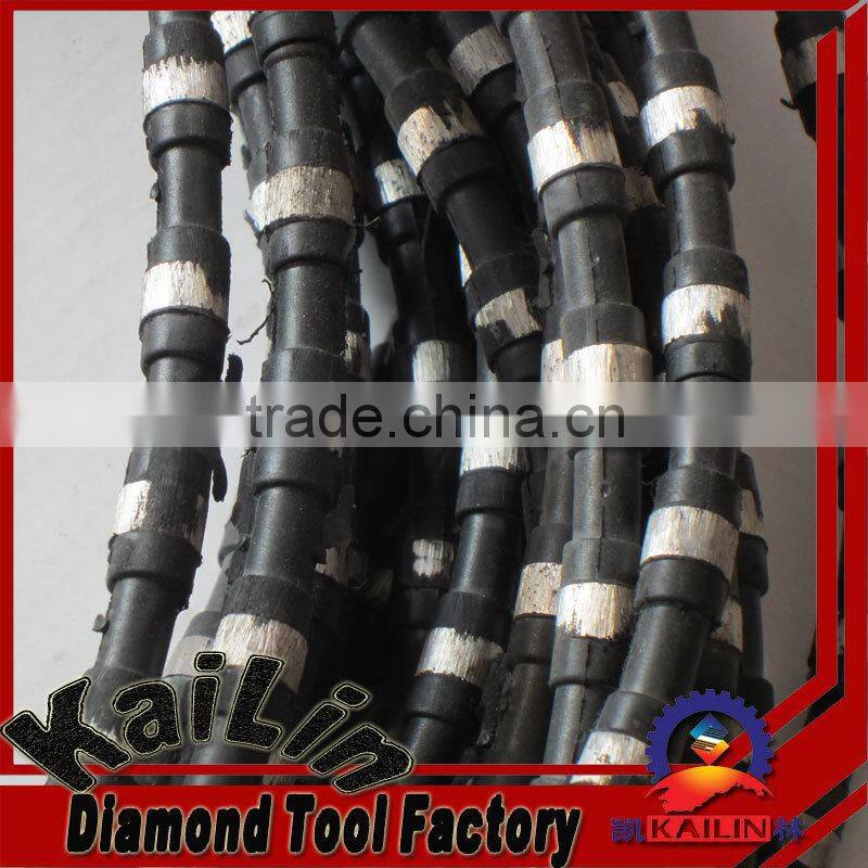 Diamond granite wire saw for quarrying
