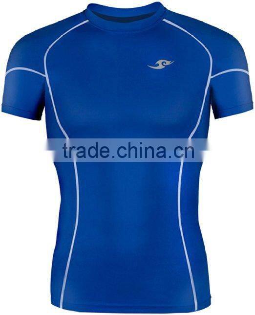 88% polyester 12% spandex mens dry fit compression t shirt