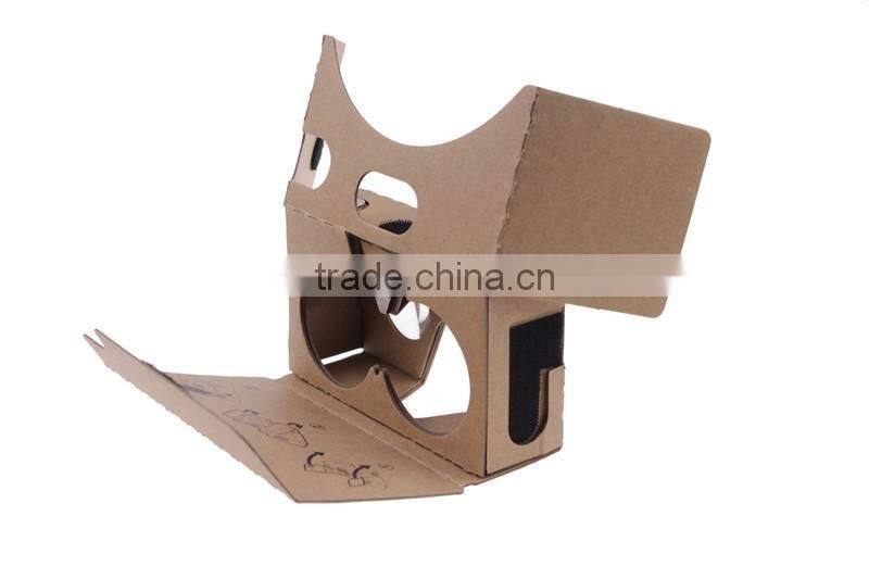 3D VR Glasses Google Cardboard 2.0 Paper 3D Product for 5" Smartphone