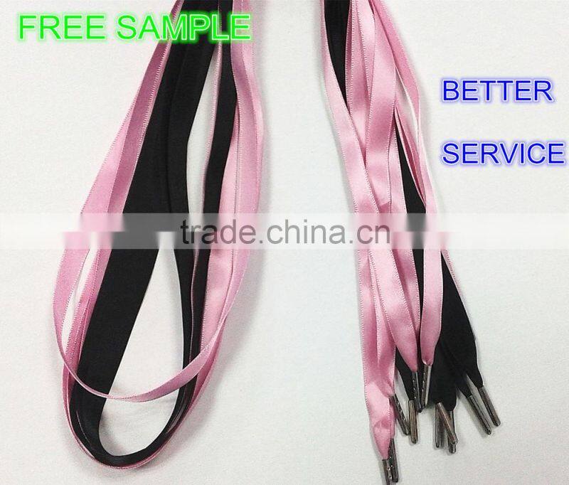 Factory Wholesale Satin Shole Lace, Holographic Satin Ribbon