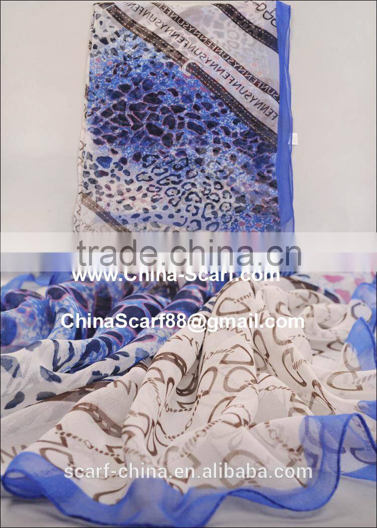 Georgette scarves wholesale