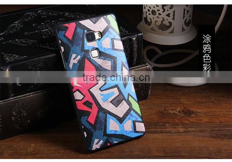 Colored drawing Flower Flag Catoon Soft TPU Silk Skin case for Huawei Mate S/Mate 8/Mate 7/Honor 7