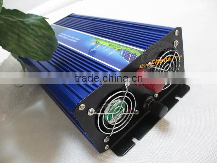 Hot Sales CE ROHS 1000W Dc To Ac 12V 24V 110V 220V 50/60Hz Solar Power Inverter With Battery Charger Pure Sine Wave inverter