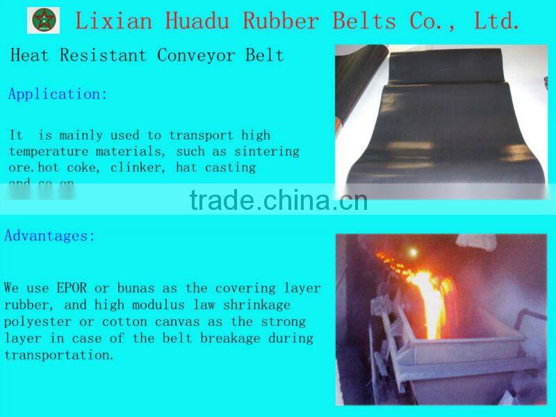 EP/NN Rubber Oil Resistant Conveyor Belt