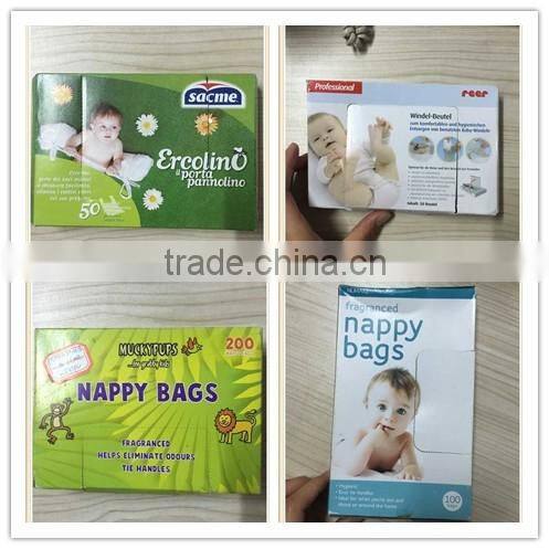 wholesale bnb-15 Baby Nappy Bags Sacks Plastic Disposable Hygienic Scented Nursery