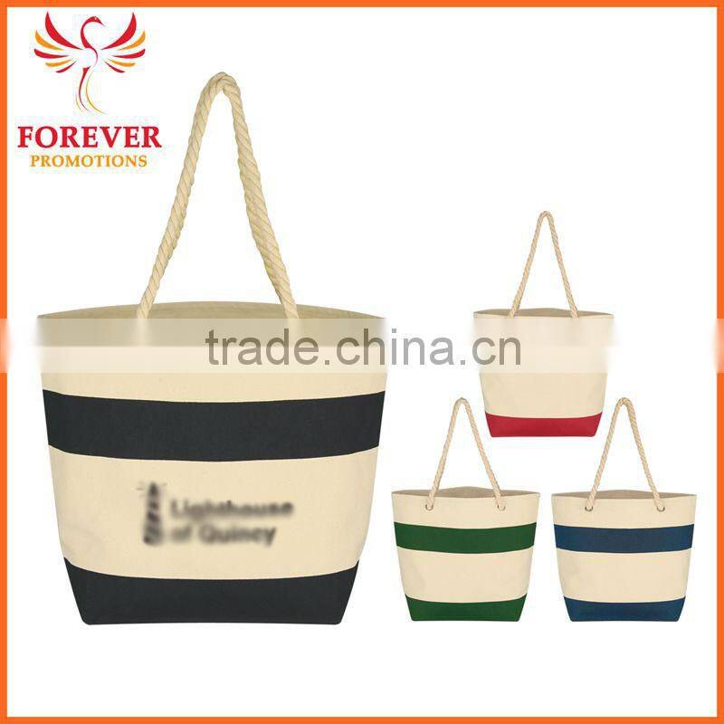 Wholesale New Design Cheap 24 16 14 OZ. Cotton Blank Canvas Tote Bag With Rope Handles