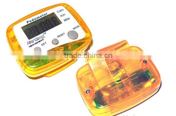 3 Buttons Multifunction Digital Calorie Pedometer with Time display