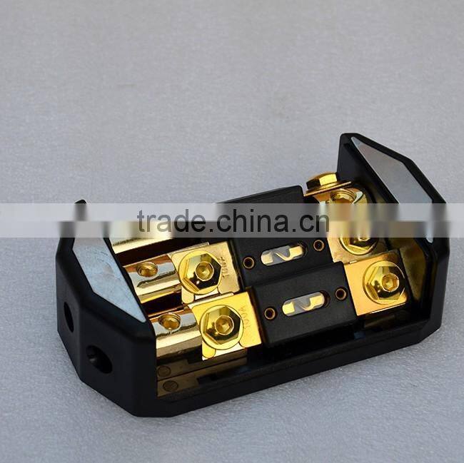 Low Voltage nickel plated for car audio with 150 A nickel plated anl fuse hoders