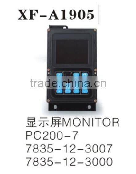 7835-12-3007 7835-12-3000 excavator PC200-7 monitor