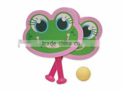 Sponge racket toy flying toy butterfly