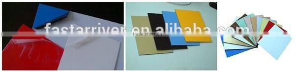 white color coated Polyester (PE) prepainted aluminum sheet for car