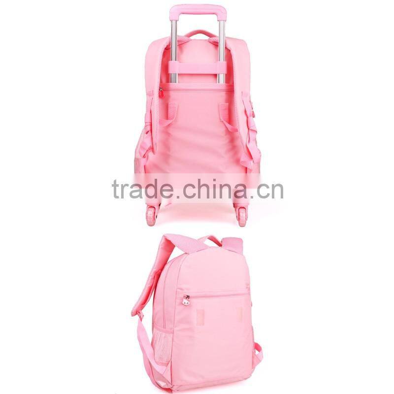 Polyester Fabric School Trolley Bags Low Price