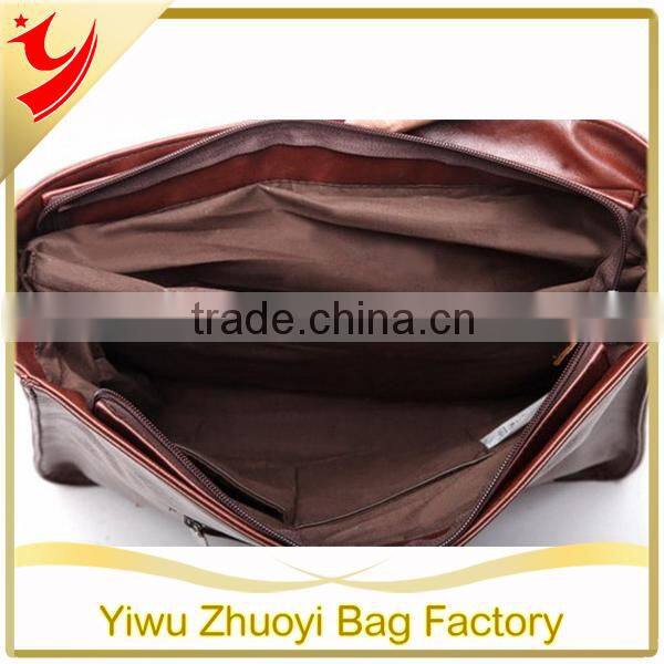 Vintage PU Leather Briefcase, Shoulder Business Laptop Bag, Messenger Bags