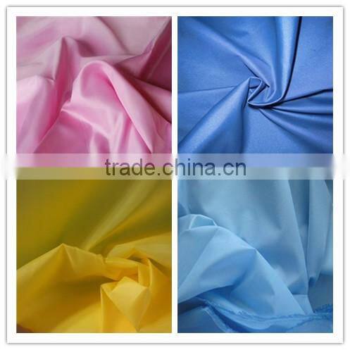 Polyester Taffeta Fabric with Silver Backing